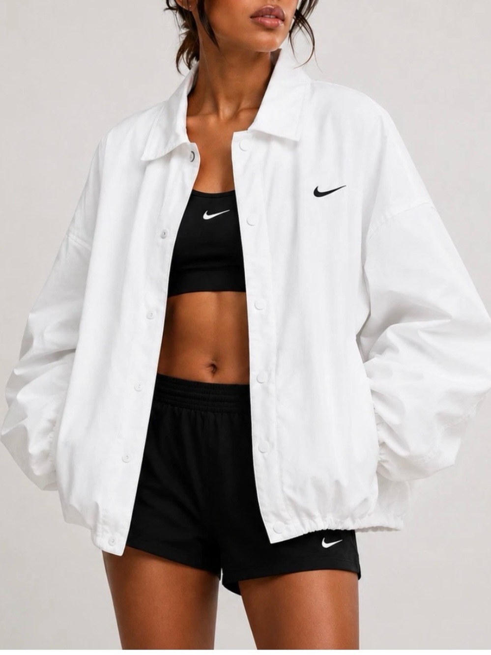Nike Sportswear women's oversized canvas coach's jacket